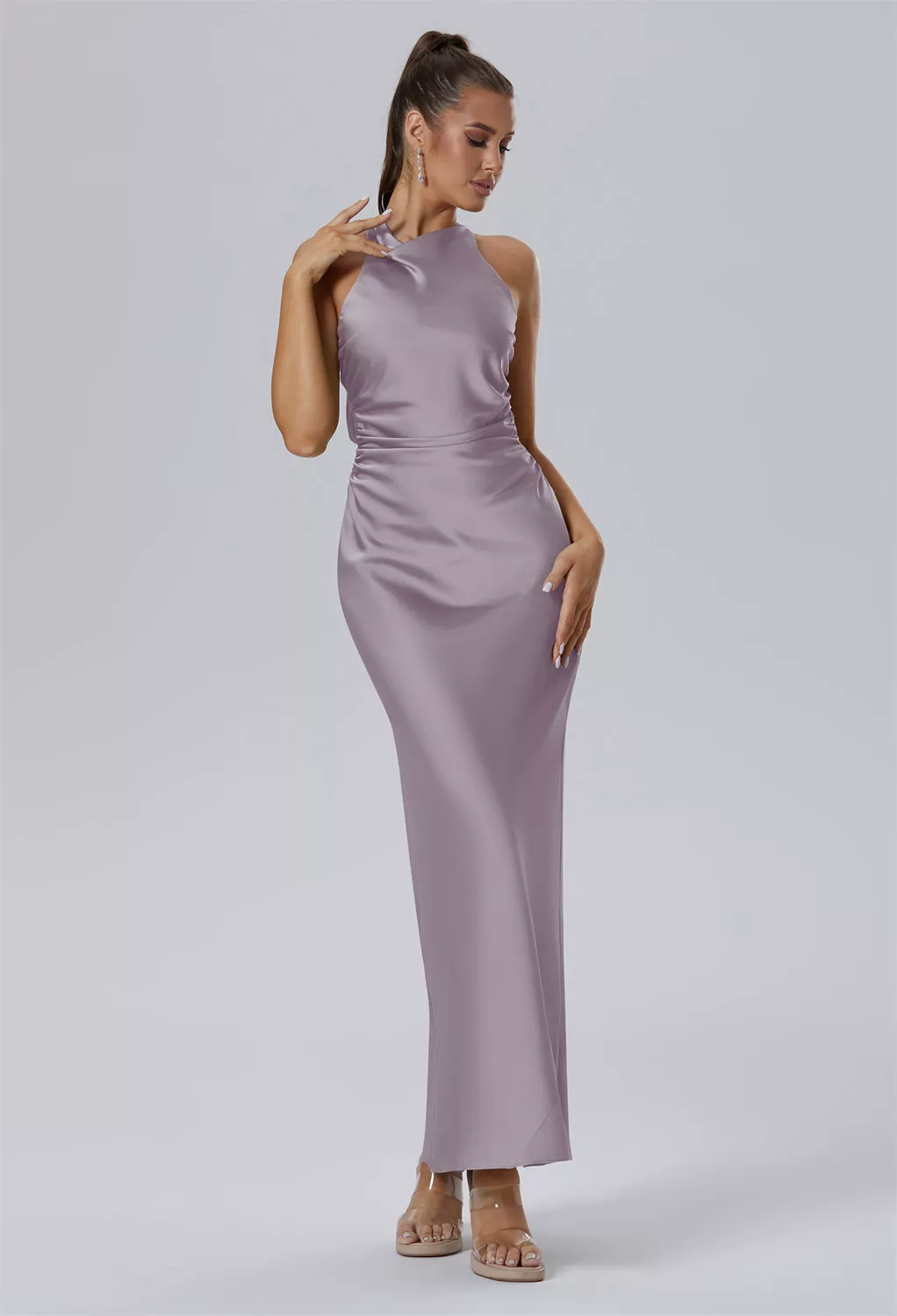 AW Teigne Purple Haze  Long Bridesmaid Dresses